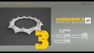 Grasshopper 012 Kangaroo2  Physics Tutorial   Part 3 [upl. by Ahswat956]