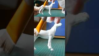 Painting a cremello horse  Schleich Repaint [upl. by Alexandros]