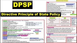 DPSP directive Principle of State Policy [upl. by Demetris]