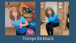 Michelle Rogers Triceps kickback [upl. by Zachery579]