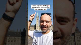 Canada replaces the Flag at Parliament EVERYDAY [upl. by Atnahc]