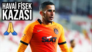 GALATASARAYLI FUTBOLCUNUN HAVAİ FİŞEK KAZASI [upl. by Essyle]