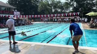 Boys 1518 50m Breaststroke Ravensworth Farm  Lakevale Estates NVSL [upl. by Mella]