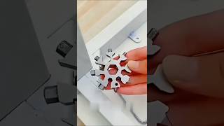 Snowflake Wrench Tool 18 in 1 MultiFunctional Design for every task short gadgets [upl. by Wei]