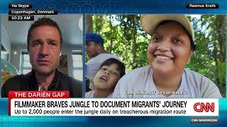 Filmmaker braves the Darién Gap to document migrants journey  Rasmus Krath interview on CNN [upl. by Nader]