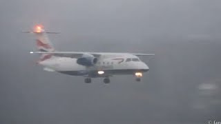 Heavy fog at airport BernBelp HD [upl. by Nyrahs]