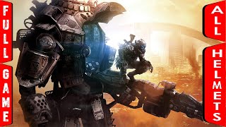 TITANFALL 2 Full Game ALL THE HELMETS [upl. by Eimmij329]