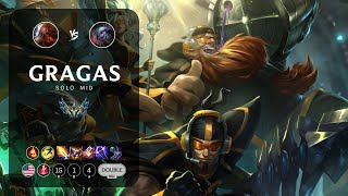 Gragas Mid vs Tristana  NA Challenger Patch 143 [upl. by Townshend]