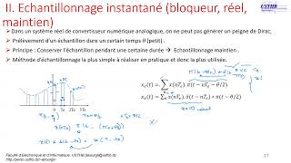 Echantillonnage 2  Echantillonnage réel  Bloqueurs dordre 0 et Bloqueur dordre 1 [upl. by Anelav369]