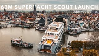 Crazy SUPERYACHT Launch Motor Yacht Scout by Hakvoort Shipyard [upl. by Kleeman844]