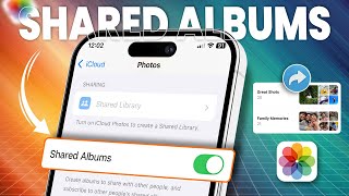 How to Share Photo Album on iPhone  Share iPhone Photo Albums with Friends [upl. by Aissilem656]