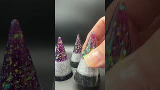 FOR SALE Dichroic Purple Large Ring Cones resinart resinartist dichroic [upl. by Martyn376]