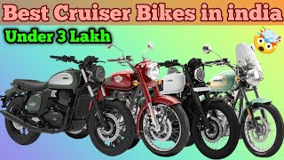 Best Cruiser Bikes in india 2024  Best Cruiser bikes under 3 lakh  Cruiser bikes  DC RIDER [upl. by Hareema]