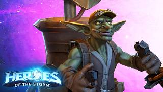 GravOBomb Gazlowe  Heroes of the Storm Hots Gazlowe Gameplay [upl. by Aseen170]