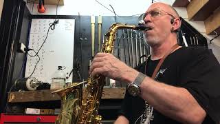 7127 SELMER REFERENCE 54 alto saxophone PLAY TEST 03 [upl. by Hammond]