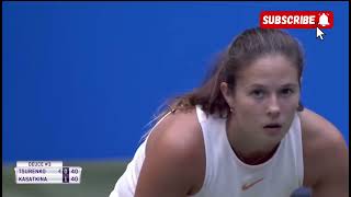 WTA Premier Wuhan 18 1st round Lesia Tsurenko Ukraine  Daria Kasatkina Russia 13 [upl. by Earized]