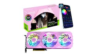 KFA2 Intros GeForce RTX 4070 SUPER EX Gamer in Pink and White Trims [upl. by Nosmoht]