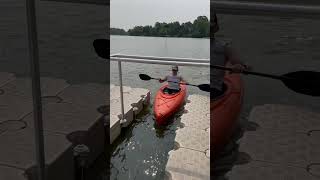 The kayak launch makes getting in and out of your kayak a breeze candock kayak docklife water [upl. by Hebbe]