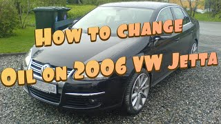 The Ultimate Guide to Changing Oil on 2006 VW Jetta TDI [upl. by Marchelle]