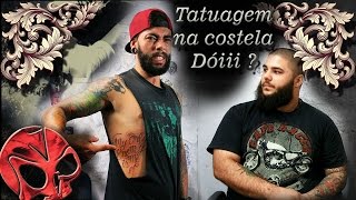 TATUADOR YAMADA  TATUAGEM NA COSTELA DÓII [upl. by Bartholomeo545]