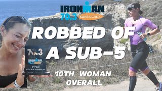 Ironman 703 Santa Cruz Race Recap  cometriwithannie [upl. by Burley]