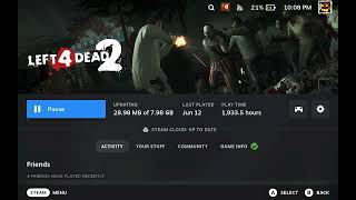 Steam Deck  The Infinite L4D2 Update Loop [upl. by Wie17]