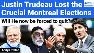 Justin Trudeau Lost the Crucial Montreal Elections  Will He now be forced to Quit World Affairs [upl. by Mickelson]