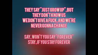 Avril Lavigne  Heres To Never Growing Up Lyrics [upl. by Myriam450]