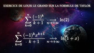 Exercice De Louis Le Grand Sur Le Développement Limité De ln1  x [upl. by Aniger]