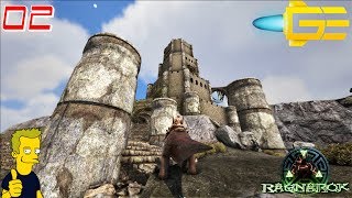 ARK SURVIVAL EVOLVED RAGNAROK CASTLE ON THE HILL S1 E2 [upl. by Etnoid]