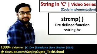 How to use strcmp  and strcmpi  pre defined function of stringh in c programming language [upl. by Reseta]