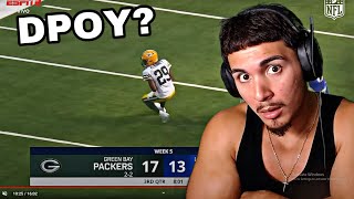 Xavier McKinney Can Win DPOY Packers vs Rams Highlights [upl. by Kciv]