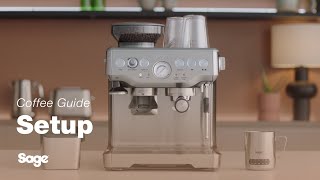 The Barista Express™  Set up your machine to make baristaquality coffee  Sage Appliances UK [upl. by Barbara411]