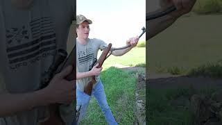 Bending a Pellet Gun Barrel airgunning pelletrifle hunting shorts [upl. by Aicatan]