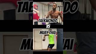 TAEKWONDO VS MUAY THAI [upl. by Nauqet]