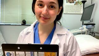 ASMR Seeing the OBGYNPregnancy Ultrasound soft spoken real office [upl. by Dric242]