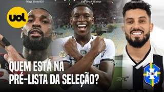 FLAMENGO E BOTAFOGO SOMAM 8 JOGADORES EM PRÃ‰ LISTA DA SELEÃ‡ÃƒO BRASILEIRA MARÃLIA RUÃZ ANALISA NOMES [upl. by Cassady872]