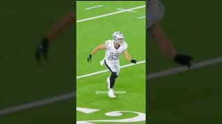 Hunter Renfrow HUGE HIT ON 4TH DOWN 💪 nfl shorts [upl. by Htebasile122]