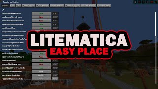 Litematica Easy Place  Super quick survival building [upl. by Ladonna]