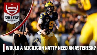 Would a Michigan National Championship deserve an ASTERISK 👀  The Kickoff [upl. by Nytsirt]