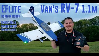 Horizon Hobby  Vans RV7 11m  Unbox Build Radio Setup amp Maiden Flights [upl. by Lamar]