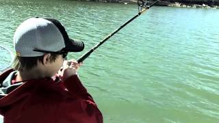 Late Winter Striper Fishing On Lake Lanier [upl. by Hecklau]