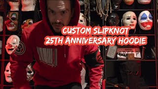 SLIPKNOT 25TH ANNIVERSARY CUSTOM HOODIE SLIPKNOT SlipknotHoodie [upl. by Rakso969]