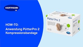 HOWTO Anwendung PütterPro 2 Kompressionsbandage [upl. by Icyaj836]