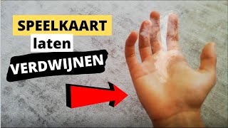 BEGINNERS KAARTTRUC met Uitleg Laat een KAART VERDWIJNENJIJ Kan Dit Ook [upl. by Htrap]