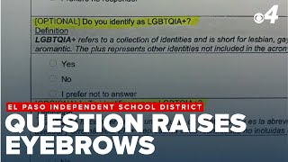 El Paso ISD to survey students on sexual identity sparking debate [upl. by Pietra751]