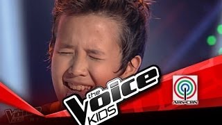 The Voice Kids Philippines Blind Audition quotGrow Old With Youquot by Juan Karlos [upl. by Enialb]