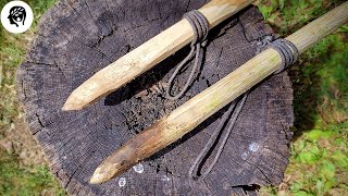 Amentum War Javelin Primitive Atlatl Killer [upl. by Ahcarb412]