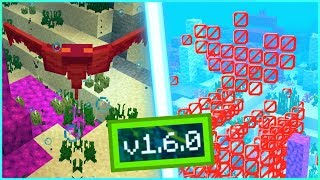 ВЫШЕЛ НОВЫЙ РЕЛИЗ Minecraft pe 160 ДОБАВИЛИ ФАНТОМОВ  БЛОК БАРЬЕРА [upl. by Annairda]