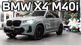 BMW X4 M40i 2023 Walk Around in Brooklyn Grey Metallic [upl. by Ormond]